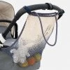 Mara Mea Cotton Stroller Net - Dip Dye Grey 2 Mara Mea Cotton Stroller Net - Dip Dye Grey