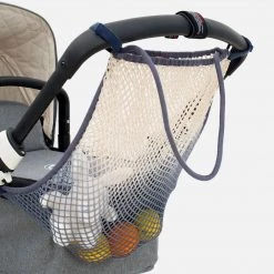 Mara Mea Cotton Stroller Net - Dip Dye Grey