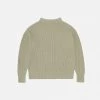 FUB Women's Organic Cotton Chunky Rib Sweater - Elm
