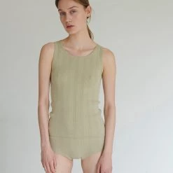 FUB Women's Organic Cotton Wide Rib Briefs - Elm SALE