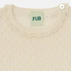 FUB SALE Organic Cotton Pointelle Body - Ecru