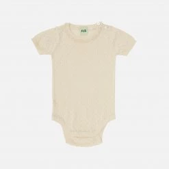 FUB SALE Organic Cotton Pointelle Body - Ecru