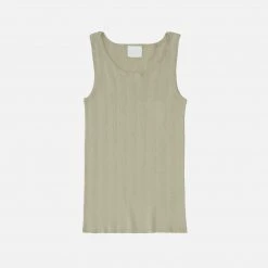 FUB Women's Organic Cotton Wide Rib Camisole - Elm SALE
