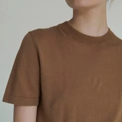 FUB Women's Organic Cotton Classic Tee - Camel SALE
