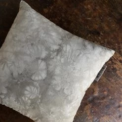 Whole Hand Dyed Organic Cotton Wico Mini Cushion With Cover - Grey Home & Baby Care 8 Whole Hand Dyed Organic Cotton Wico Mini Cushion With Cover - Grey Home & Baby Care
