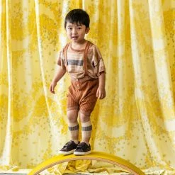 Mabli Cotton/Linen Deckchair Tee - Putty SALE