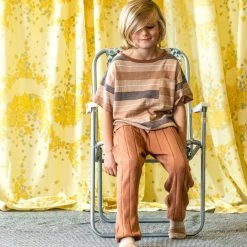 Mabli Cotton/Linen Deckchair Tee - Putty SALE