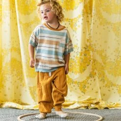 Mabli Cotton/Linen Deckchair Tee - Sand SALE