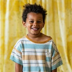 Mabli Cotton/Linen Deckchair Tee - Sand SALE