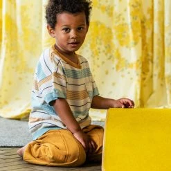 Mabli Cotton/Linen Deckchair Tee - Sand SALE