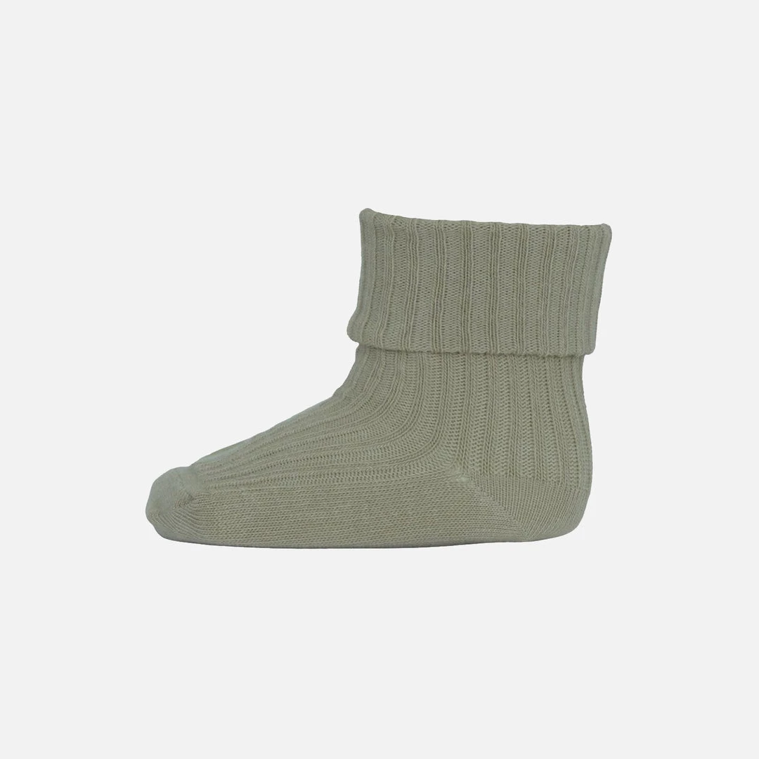 MP Cotton Rib Ankle Socks - Desert Sage 3 MP Cotton Rib Ankle Socks - Desert Sage