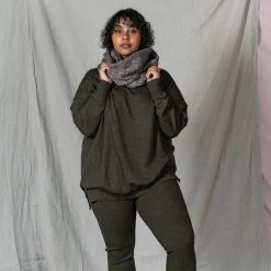 Mabli Women's Merino Wool Alys Jumper - Bracken Adults