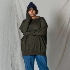 Mabli Women's Merino Wool Alys Jumper - Bracken Adults