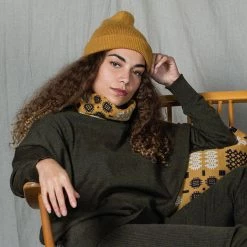 Mabli Women's Merino Wool Alys Jumper - Bracken Adults