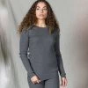 Mabli Women’s Merino Wool Magnus Rib Pullover - Squirrel 1 Mabli Women’s Merino Wool Magnus Rib Pullover - Squirrel