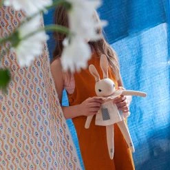 Polka Dot Club Handmade Cotton Medium Rabbit - Flora 11 Polka Dot Club Handmade Cotton Medium Rabbit - Flora