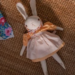 Polka Dot Club Handmade Cotton Large Rabbit - Esme 10 Polka Dot Club Handmade Cotton Large Rabbit - Esme