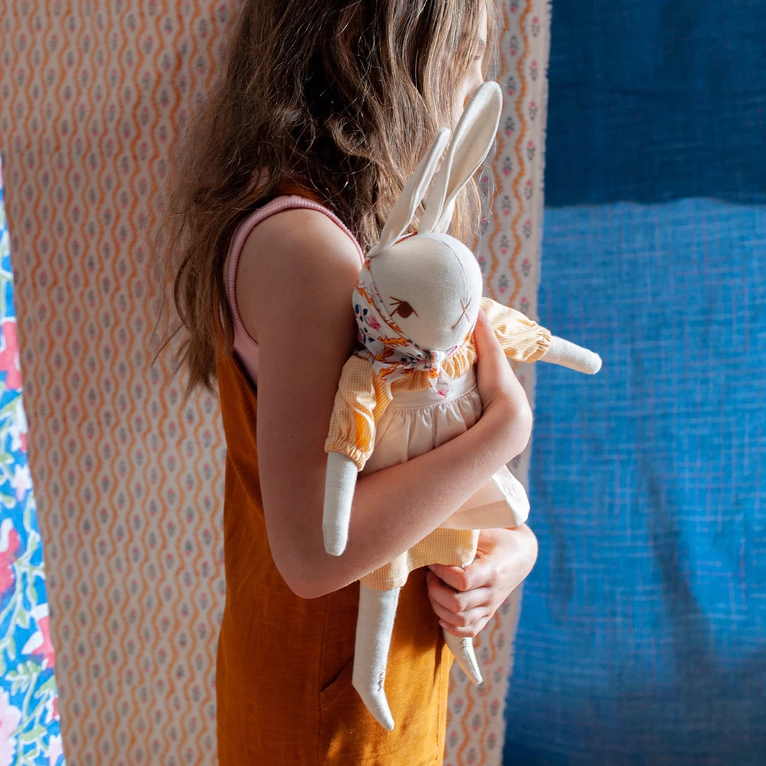 Polka Dot Club Handmade Cotton Large Rabbit - Esme 4 Polka Dot Club Handmade Cotton Large Rabbit - Esme