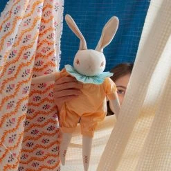 Polka Dot Club Handmade Cotton Medium Rabbit- Juniper Toys 15 Polka Dot Club Handmade Cotton Medium Rabbit- Juniper Toys