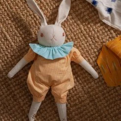 Polka Dot Club Handmade Cotton Medium Rabbit- Juniper Toys 12 Polka Dot Club Handmade Cotton Medium Rabbit- Juniper Toys