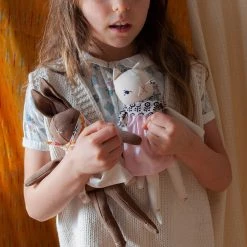 Polka Dot Club Toys Handmade Cotton Small Rabbit - More Options