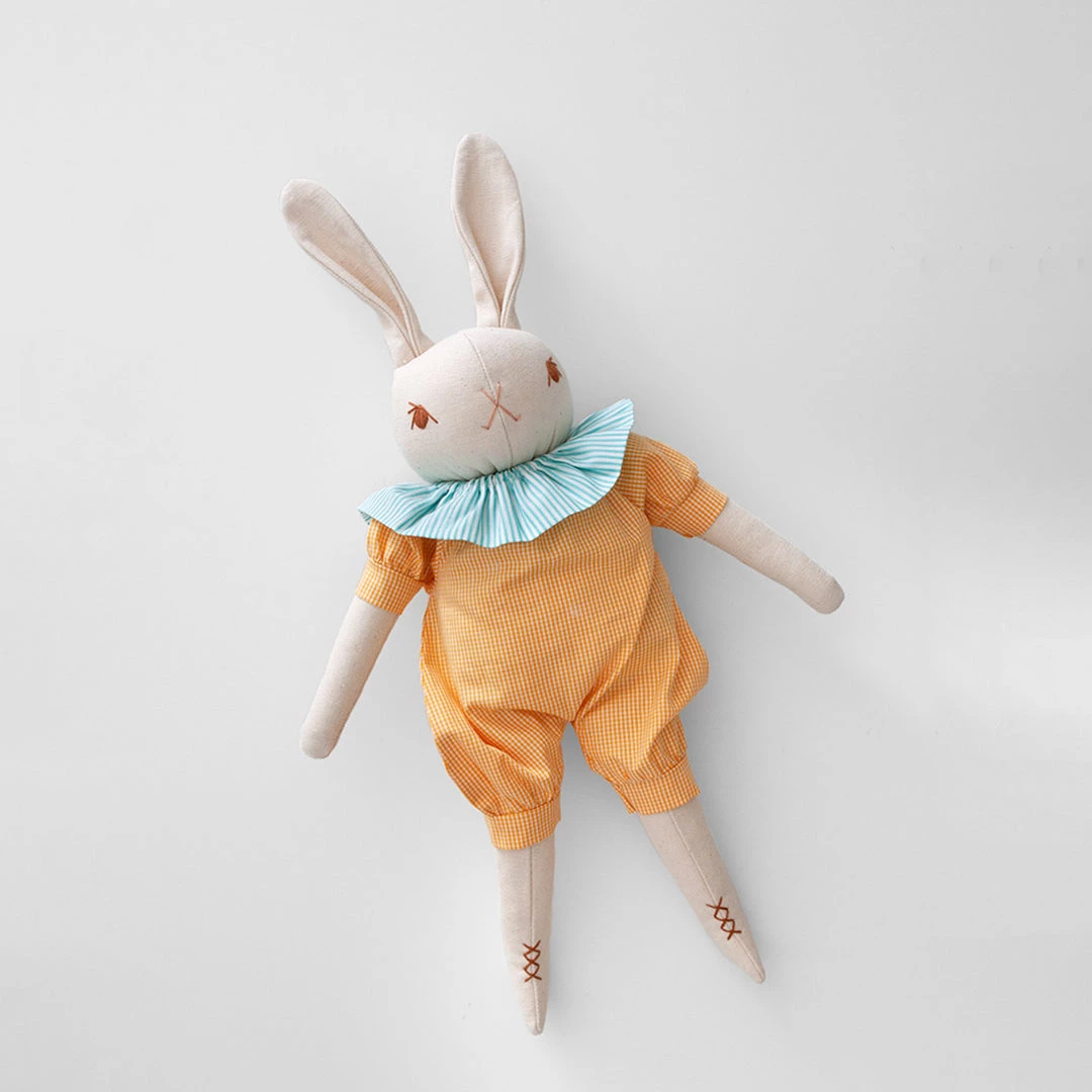 Polka Dot Club Handmade Cotton Medium Rabbit- Juniper Toys 3 Polka Dot Club Handmade Cotton Medium Rabbit- Juniper Toys