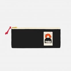 YKRA Cotton Canvas Pencil Case - Black Bags