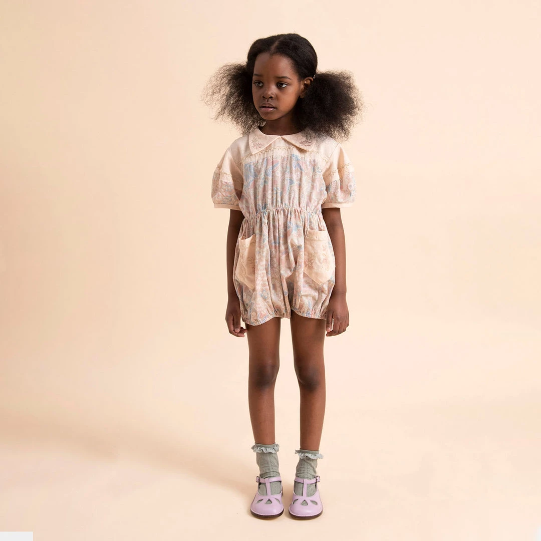 Apolina Organic Cotton Nellie Romper - Woodland Floral 4 Apolina Organic Cotton Nellie Romper - Woodland Floral