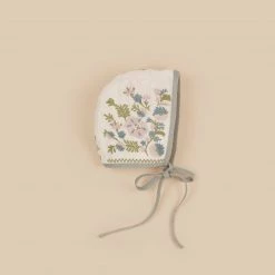 Apolina Cotton & Linen Cotton Hilma Bonnet - Shell