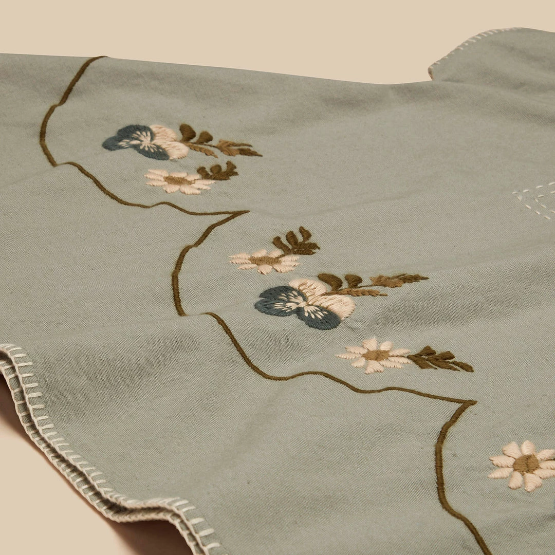 Apolina Cotton & Linen Cotton Konnie Kaftan Dress - Pebble 5 Apolina Cotton & Linen Cotton Konnie Kaftan Dress - Pebble