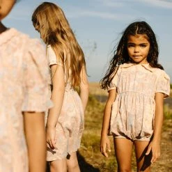 Apolina Organic Cotton Nellie Romper - Woodland Floral 24 Apolina Organic Cotton Nellie Romper - Woodland Floral