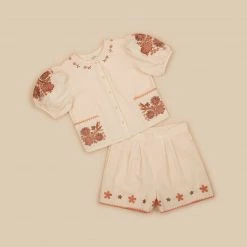 Apolina Cotton Rita Set - Shell Cotton & Linen
