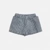As We Grow SALE Linen Pocket Shorts - Grey Stripe