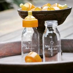 Baby Quoddle Glass And Natural Rubber Abel Bottles - 300ml - 2 Pack - More Options Home & Baby Care