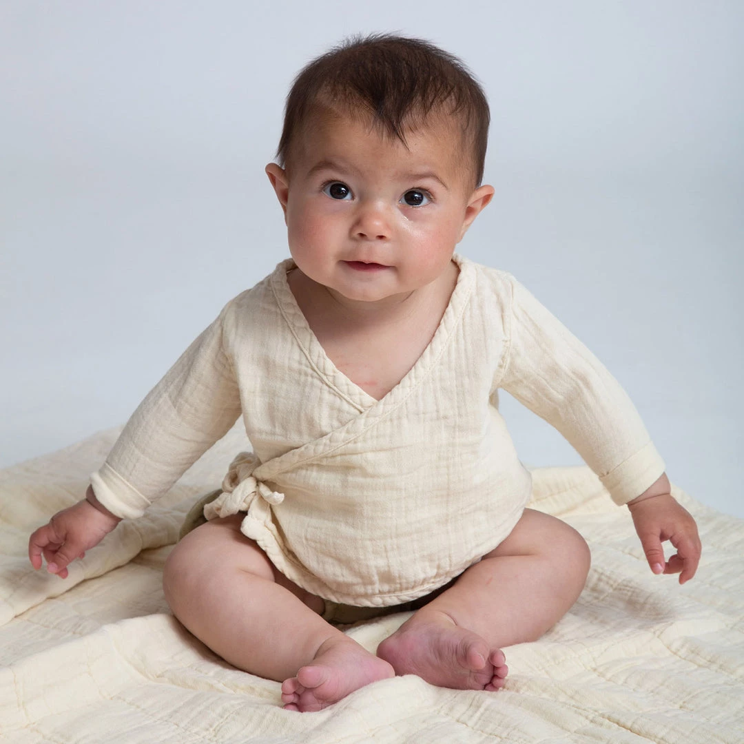 Beaumont Organic Cotton & Linen Organic Cotton Jael Top - Ecru 3 Beaumont Organic Cotton & Linen Organic Cotton Jael Top - Ecru