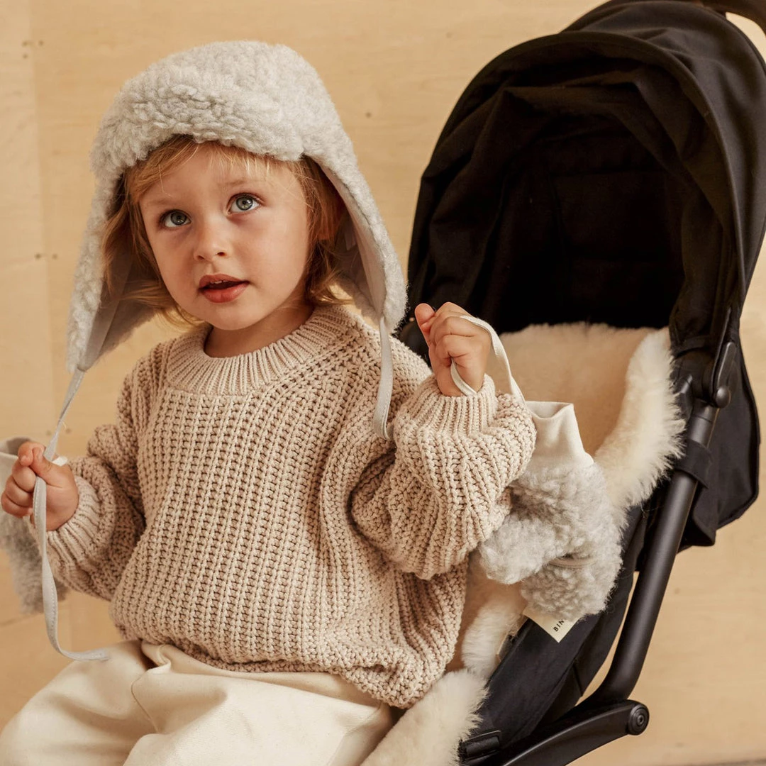 BINIBAMBA Merino Wool Mittens - Cloud Baby Wool 3 BINIBAMBA Merino Wool Mittens - Cloud Baby Wool