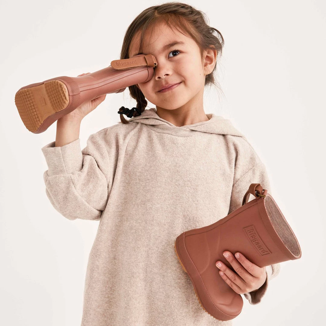 Bisgaard Shoes Natural Rubber Boots - Old Rose 4 Bisgaard Shoes Natural Rubber Boots - Old Rose