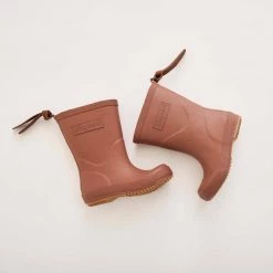 Bisgaard Shoes Natural Rubber Boots - Old Rose 11 Bisgaard Shoes Natural Rubber Boots - Old Rose