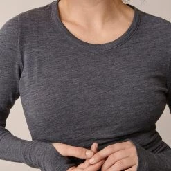 Boob Adults Merino Wool Maternity Top - Dark Grey Melange 15 Boob Adults Merino Wool Maternity Top - Dark Grey Melange