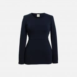Boob Organic Cotton Maternity Classic LS Top - Midnight Blue