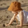 Briar Baby Linen Bucket Hat - Rust 2 Briar Baby Linen Bucket Hat - Rust