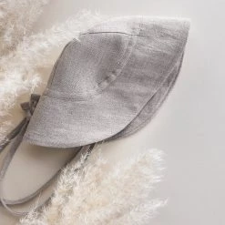 Briar Baby Cotton & Linen Exclusive Linen Sunbonnet - Flax