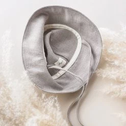 Briar Baby Cotton & Linen Exclusive Linen Sunbonnet - Flax