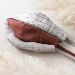 Briar Baby Exclusive Linen Sunbonnet - Natural Grid