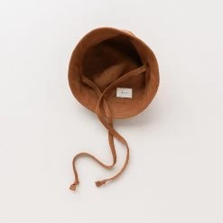 Briar Baby Linen Bucket Hat - Rust 8 Briar Baby Linen Bucket Hat - Rust