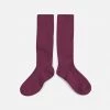 Collegien Cotton & Linen Babies & Kids Cotton Knee Socks - Raspberry 2 Collegien Cotton & Linen Babies & Kids Cotton Knee Socks - Raspberry