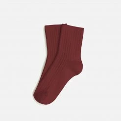 Collegien Adult's Cotton Short Socks - Chestnut