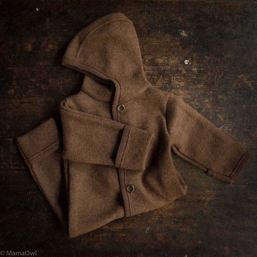 Disana Exclusive Organic Boiled Merino Wool Overall - Hazelnut Baby Wool 3 Disana Exclusive Organic Boiled Merino Wool Overall - Hazelnut Baby Wool