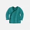Disana Organic Merino Wool Baby Cardigan - Pacific/Lagoon Tops & Sweaters