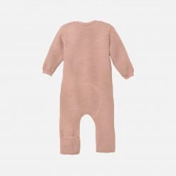 Disana Organic Merino Wool Knitted Baby Suit - Rose Baby Wool